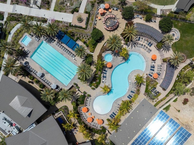 drone / aerial view