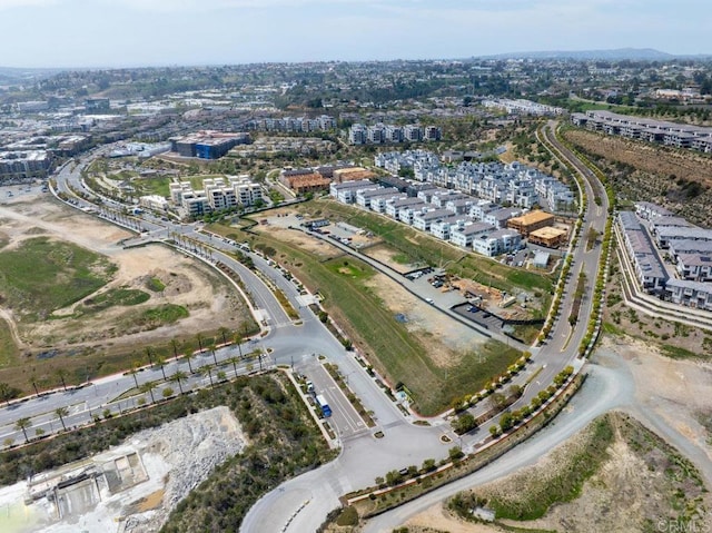 bird's eye view featuring a city view