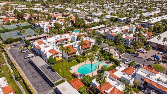 2240 S Palm Canyon Dr Unit 20, Palm Springs, CA 92264 - aerial view of a pool area