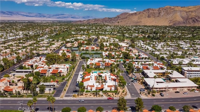 2240 S Palm Canyon Dr Unit 20, Palm Springs, CA 92264 - aerial view of property's location featuring a mountainous background and nearby suburban area