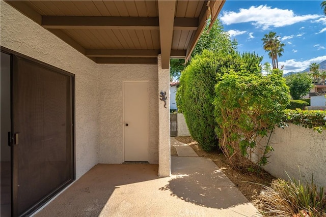 2240 S Palm Canyon Dr Unit 20, Palm Springs, CA 92264 - view of patio with fence