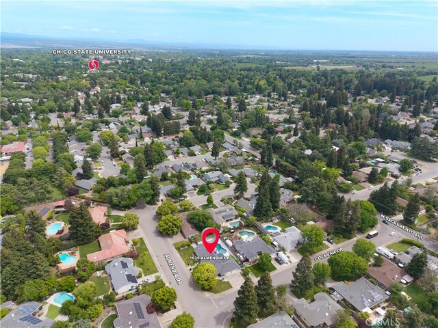 1635 Almendia Dr, Chico, CA 95926 - view of property location with nearby suburban area