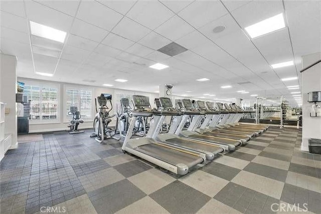 view of exercise room