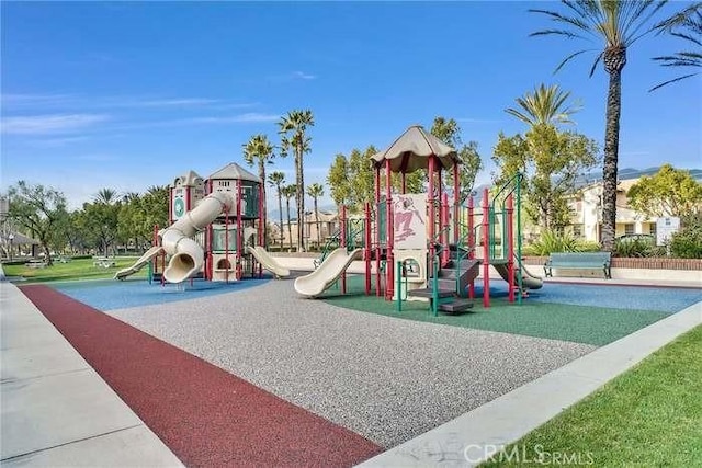 view of communal playground