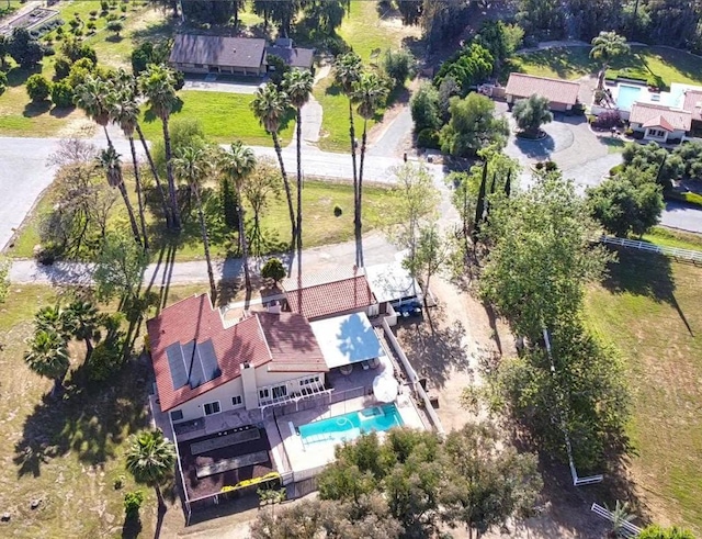 15408 Glentree Rd, Valley Center, CA 92082 - drone / aerial view of a pool