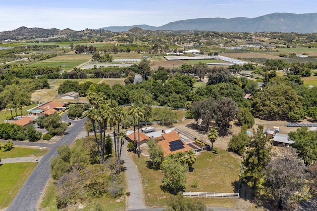 15408 Glentree Rd, Valley Center, CA 92082 - aerial view of property's location featuring mountains