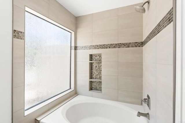 15408 Glentree Rd, Valley Center, CA 92082 - full bathroom with a bathtub and a tile shower