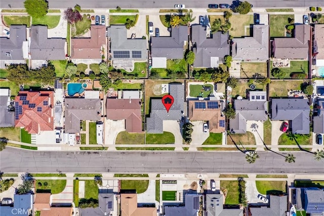 11862 Amethyst, Garden Grove, CA 92845 - aerial view of property's location with nearby suburban area