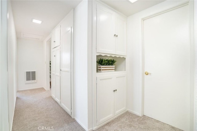 11862 Amethyst, Garden Grove, CA 92845 - hallway with light carpet and heating unit