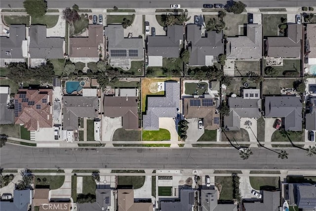 bird's eye view featuring a residential view