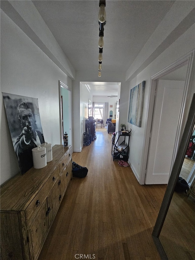 1030 E Ocean Blvd Unit 210, Long Beach, CA 90802 - corridor with wood finished floors and baseboards
