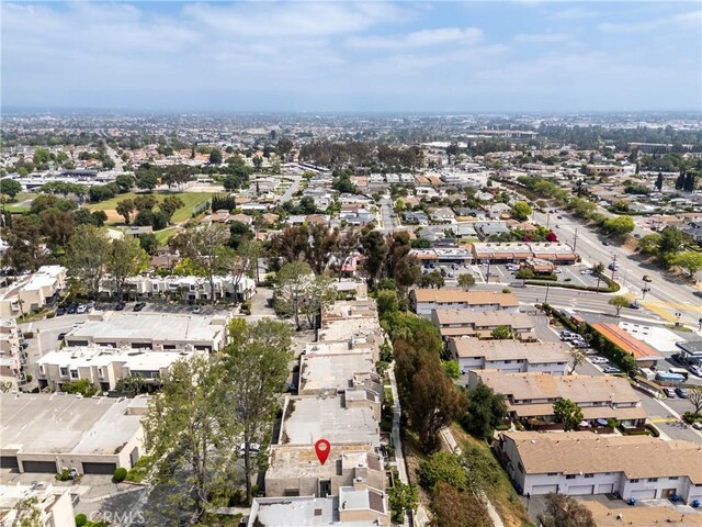 aerial view of property's location