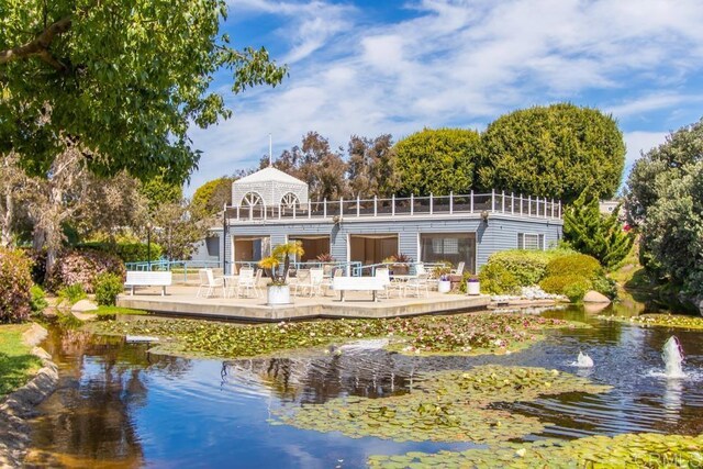 814 Okra Ct, Carlsbad, CA 92011 - rear view of house with a water view