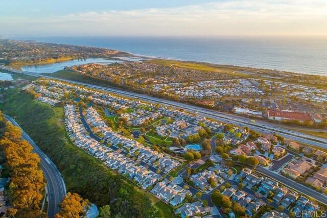 814 Okra Ct, Carlsbad, CA 92011 - aerial view of property and surrounding area with a large body of water and nearby suburban area