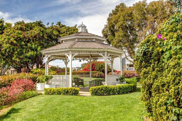 814 Okra Ct, Carlsbad, CA 92011 - view of grassy yard featuring a gazebo