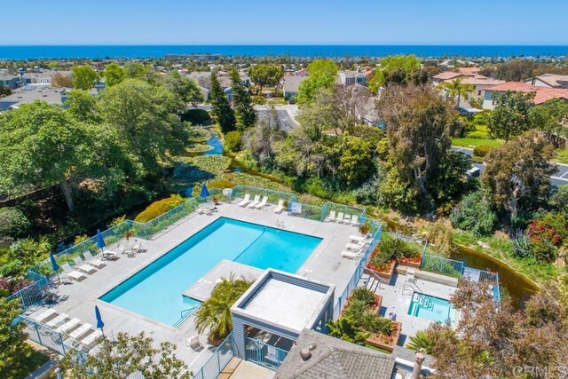 814 Okra Ct, Carlsbad, CA 92011 - aerial view of a pool