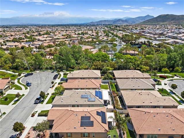 5551 Corte Fiesta, Hemet, CA 92545 - aerial view of residential area featuring a mountain backdrop