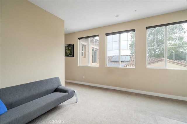 2677 E Tyler St, Long Beach, CA 90810 - sitting room featuring carpet floors and baseboards