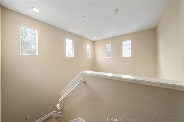 2677 E Tyler St, Long Beach, CA 90810 - staircase with recessed lighting, baseboards, and a healthy amount of sunlight