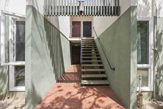 view of staircase