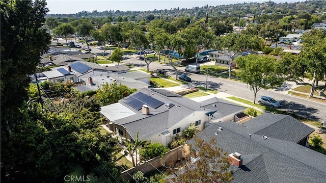 birds eye view of property featuring a residential view