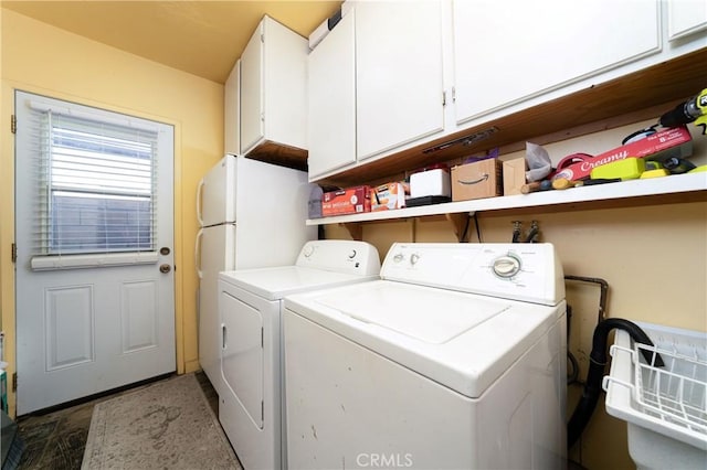 1626 Grove Pl, Fullerton, CA 92831 - laundry area featuring cabinet space and separate washer and dryer