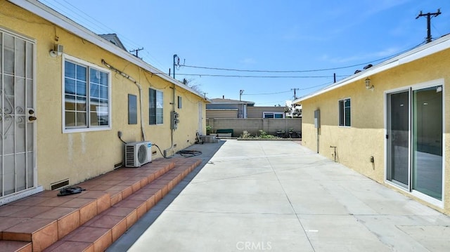 13241 Fairview St, Garden Grove, CA 92843 - view of patio with fence, ac unit, and electric panel