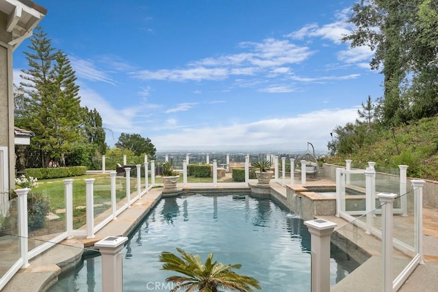 view of pool