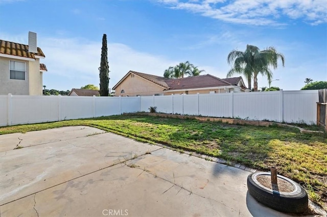 view of patio / terrace featuring a fenced backyard