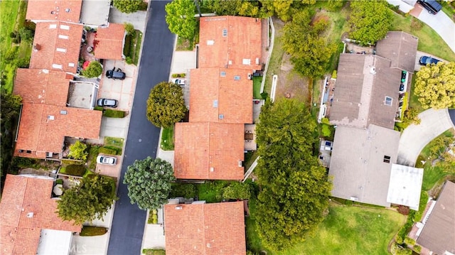 aerial view featuring a residential view