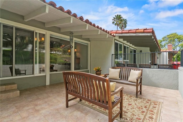 view of patio / terrace with outdoor lounge area