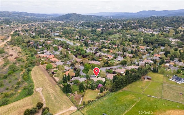 3065 Tierra Mesa, Atascadero, CA 93422 - aerial view of property's location featuring a mountainous background