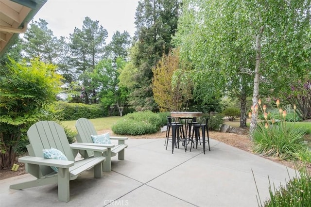 3065 Tierra Mesa, Atascadero, CA 93422 - view of patio / terrace with view of scattered trees