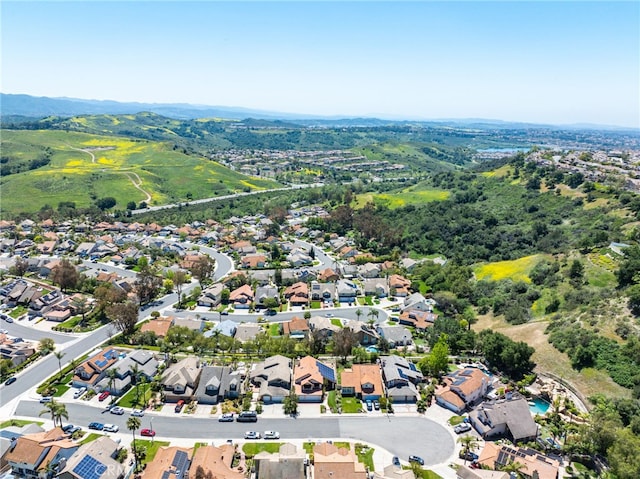 drone / aerial view featuring a residential view