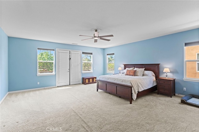 32701 Juniper Berry Dr, Winchester, CA 92596 - carpeted bedroom with a ceiling fan and baseboards