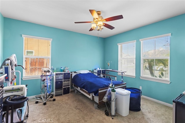 32701 Juniper Berry Dr, Winchester, CA 92596 - bedroom with carpet floors, baseboards, and a ceiling fan