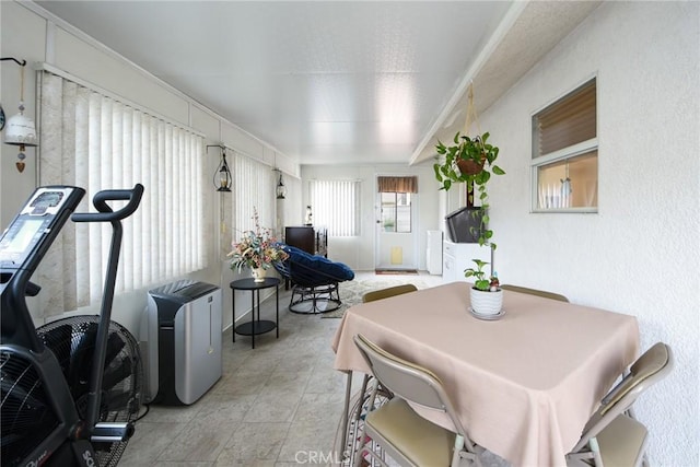 view of dining room