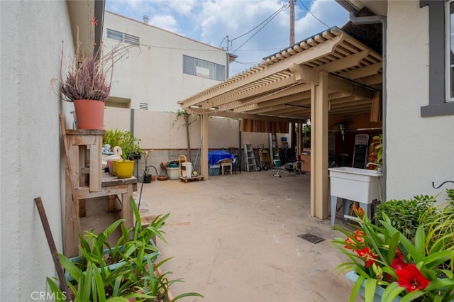 view of patio