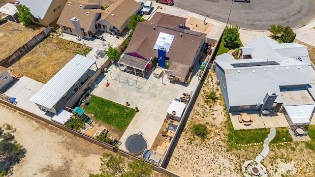 drone / aerial view featuring a residential view