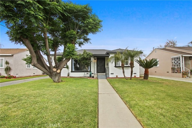 8165 Shadyside Ave, Whittier, CA 90606 - ranch-style home featuring a front yard