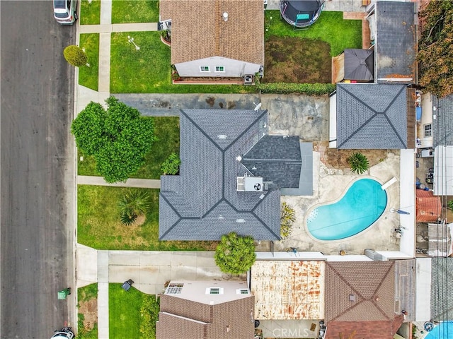 8165 Shadyside Ave, Whittier, CA 90606 - bird's eye view of a pool
