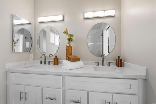 6662 Birchwood St, San Diego, CA 92120 - full bath with double vanity
