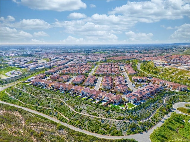 drone / aerial view featuring a residential view