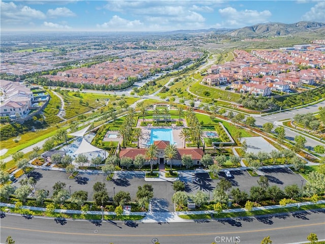 bird's eye view featuring a residential view