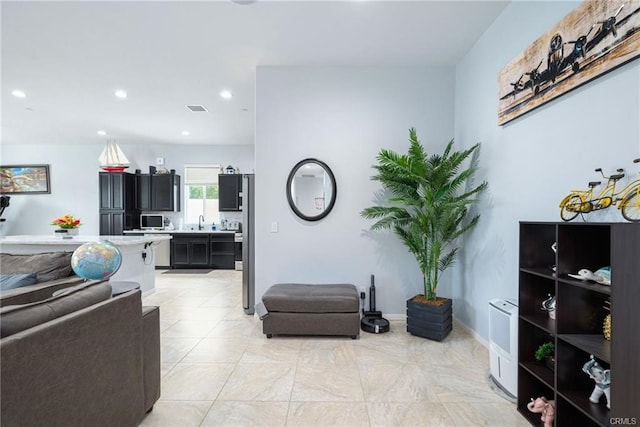68245 Peladora Rd, Cathedral City, CA 92234 - living area with recessed lighting and visible vents