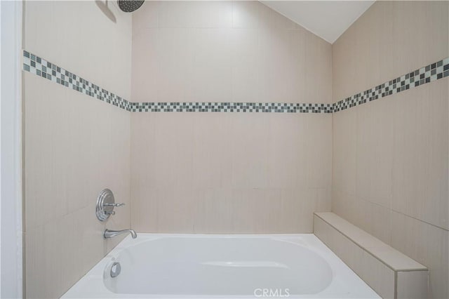 bathroom featuring shower / bath combination