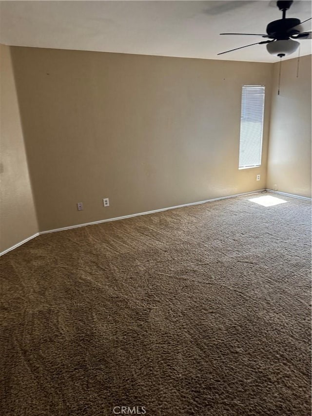 12369 Kern River Dr, Eastvale, CA 91752 - empty room with carpet floors and a ceiling fan