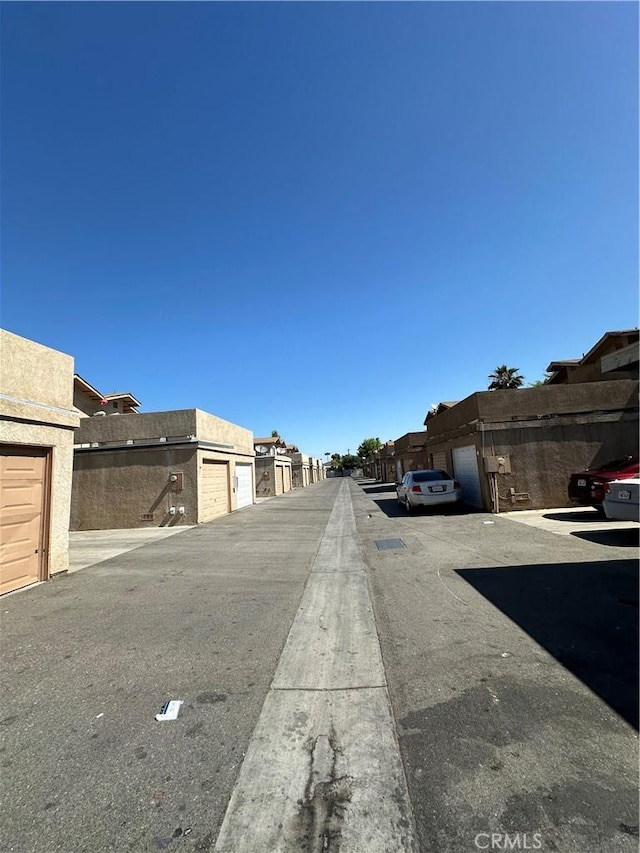 view of street with a residential view