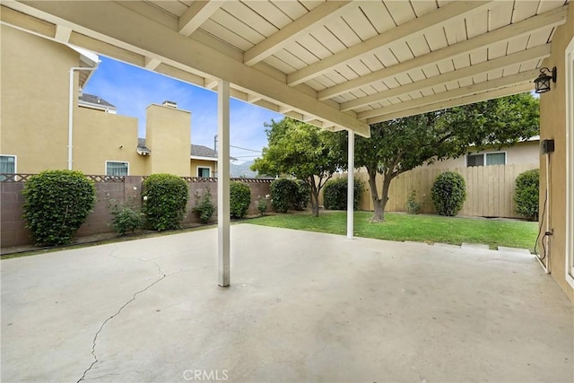 21733 Tuba St, Chatsworth, CA 91311 - view of patio / terrace featuring a fenced backyard
