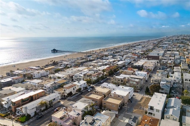 617 Crest Dr, Manhattan Beach, CA 90266 - aerial view of property and surrounding area with waterfront with a beach and nearby suburban area